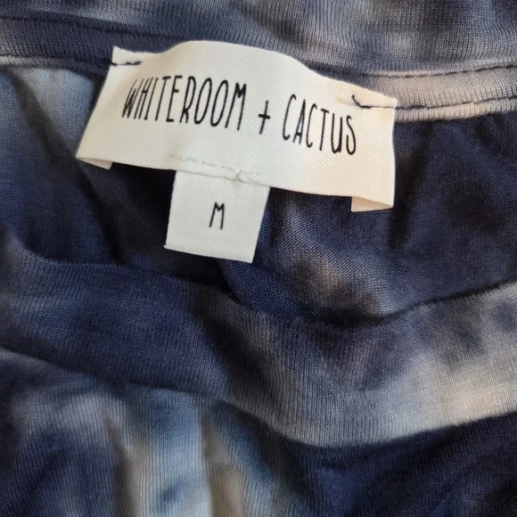 Navy Tie-Dye Women's Crew Neck Sweater - Picture 5 of 5